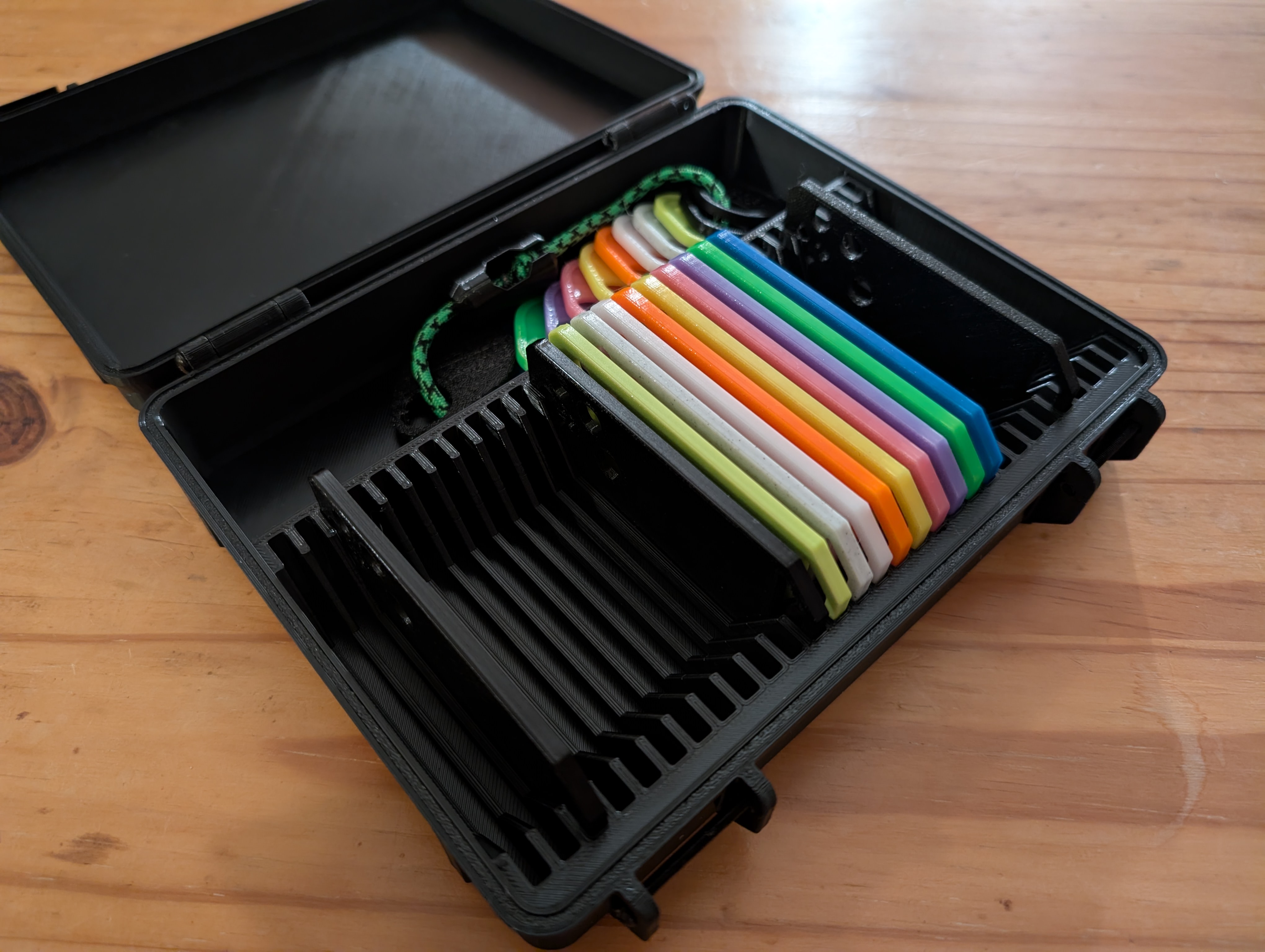 Filament sample storage box to match Prusa Tool Box