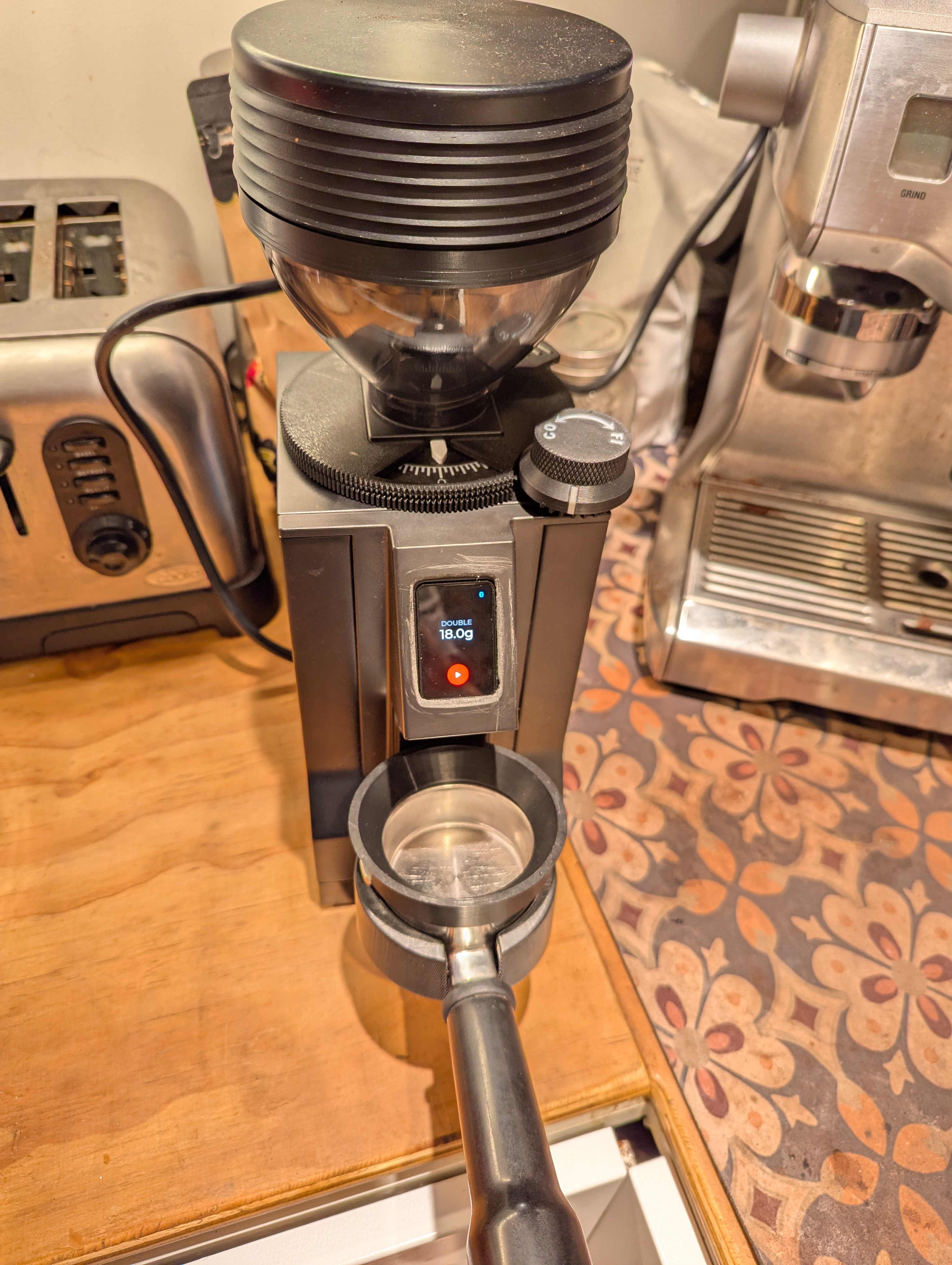 Eureka Mignon Smart Grind Mod - Portafilter Mount