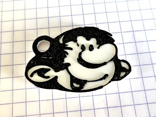 Gaston Lagaffe Keychain