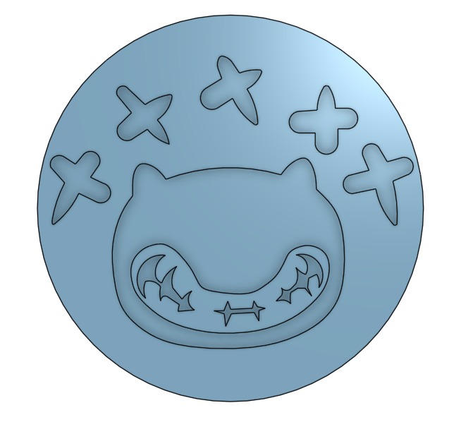 hololive advent logo coin