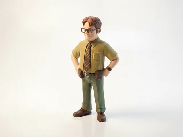 Dwight Schrute Figurine The Office TV 3D Printable