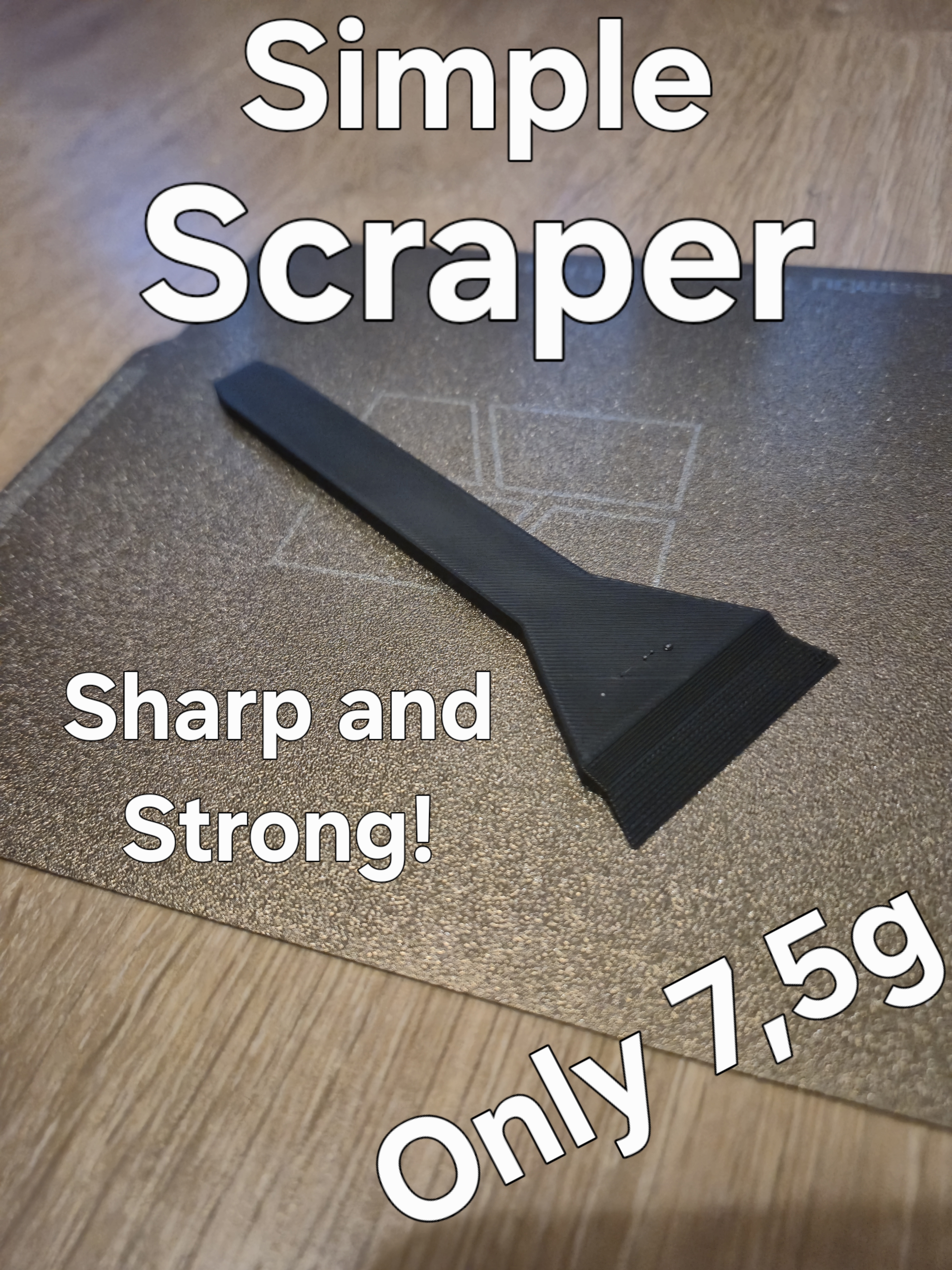 Sharp Bed Scraper