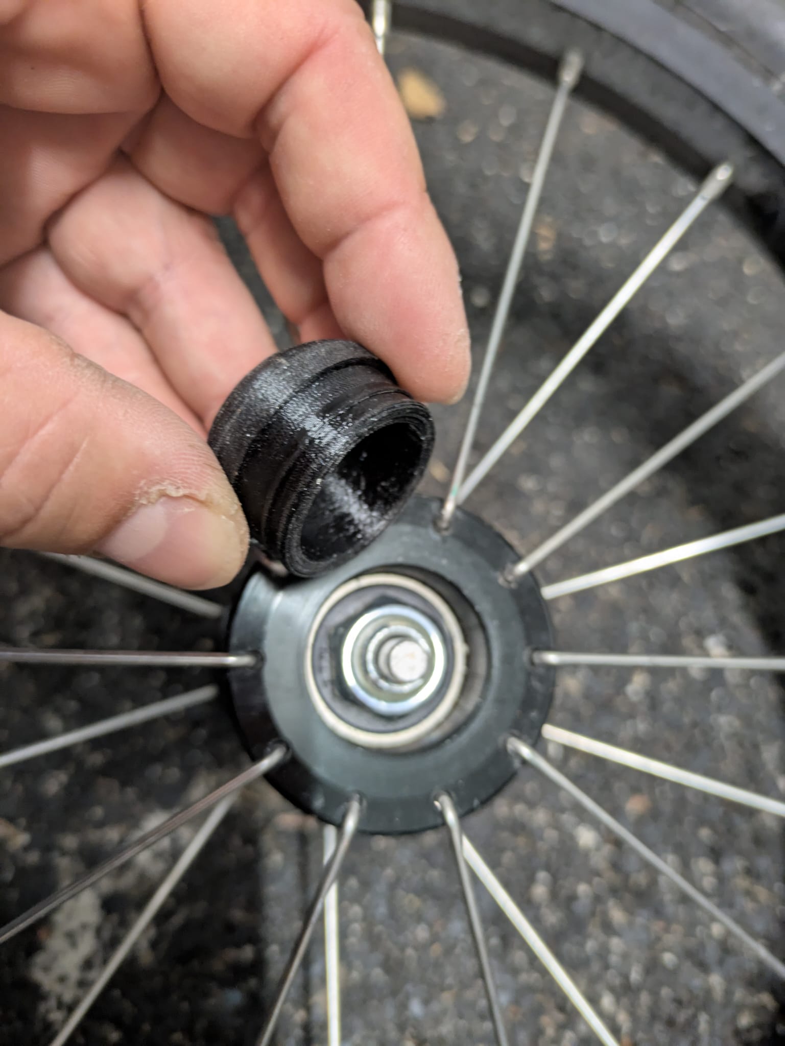 Wheel release knob Cover for Burley Flatbed Cargo Trailer