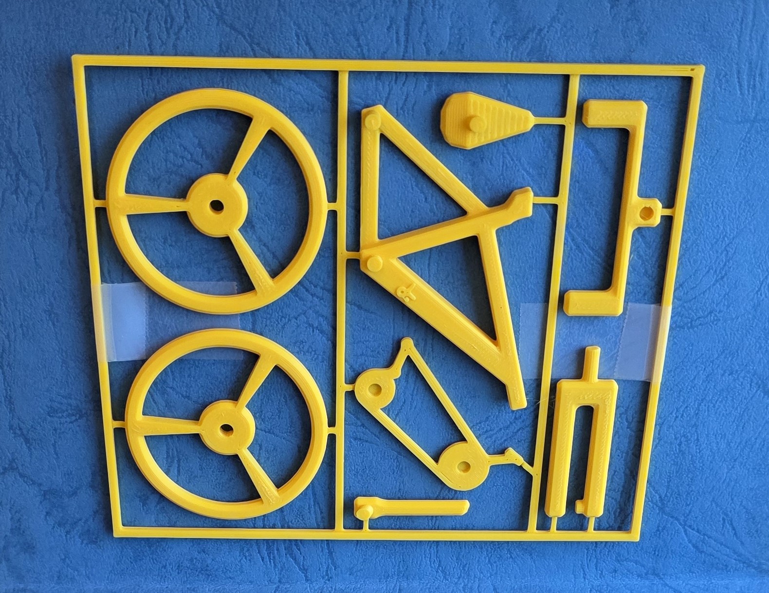 Foldable bicycle model - kit card remix