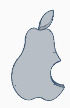 Pear Phone Logo 3D model