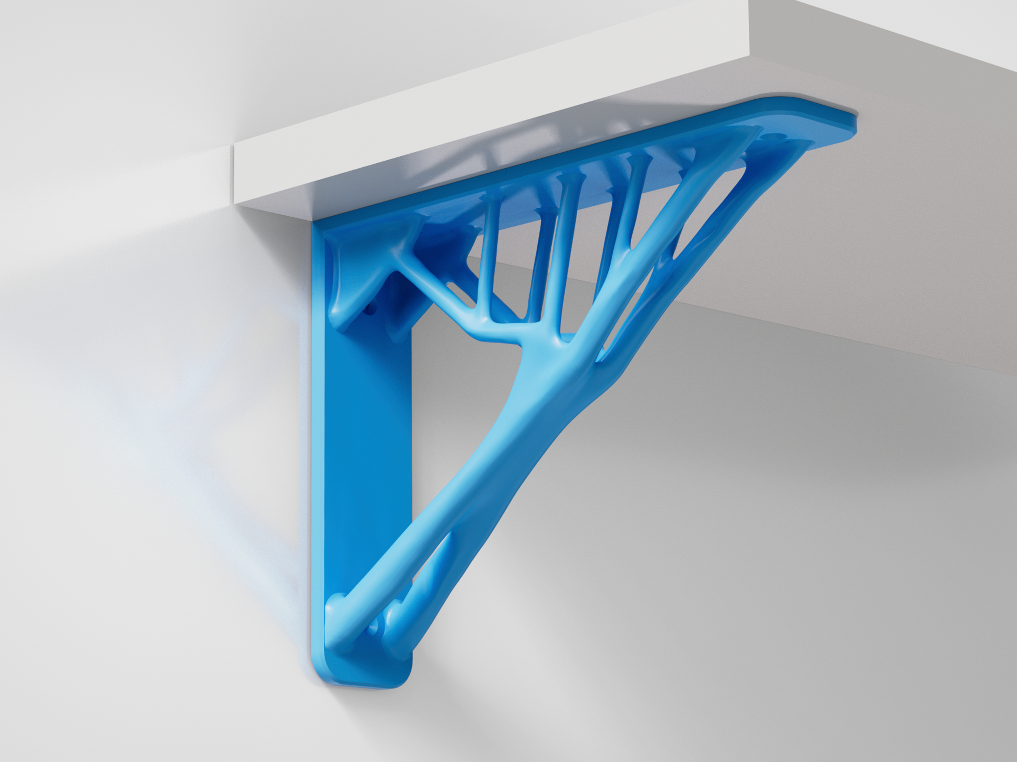 Shelf Bracket Topology Optimized