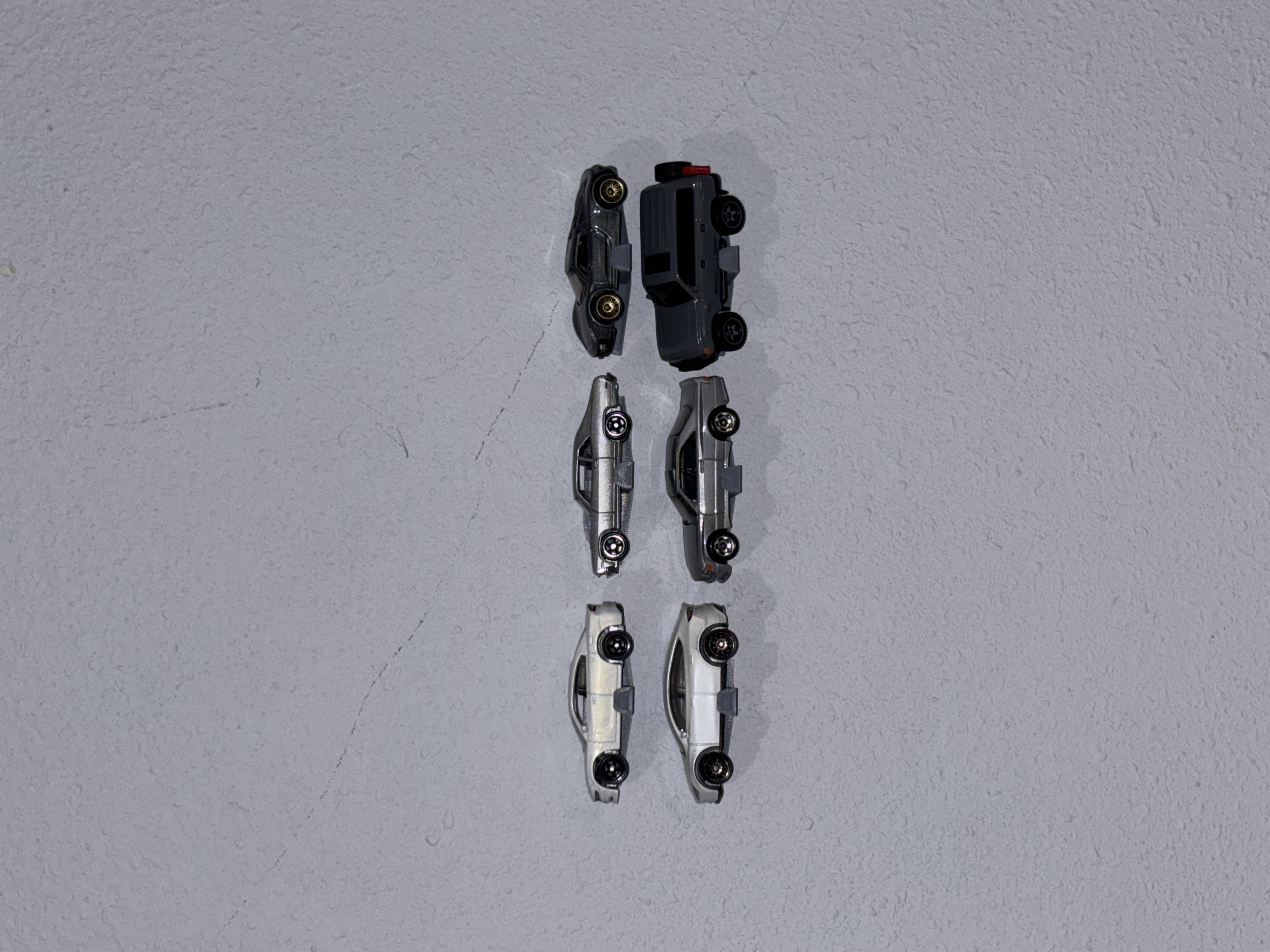 1:64/hotwheels/matchbox car minimalist wall mount