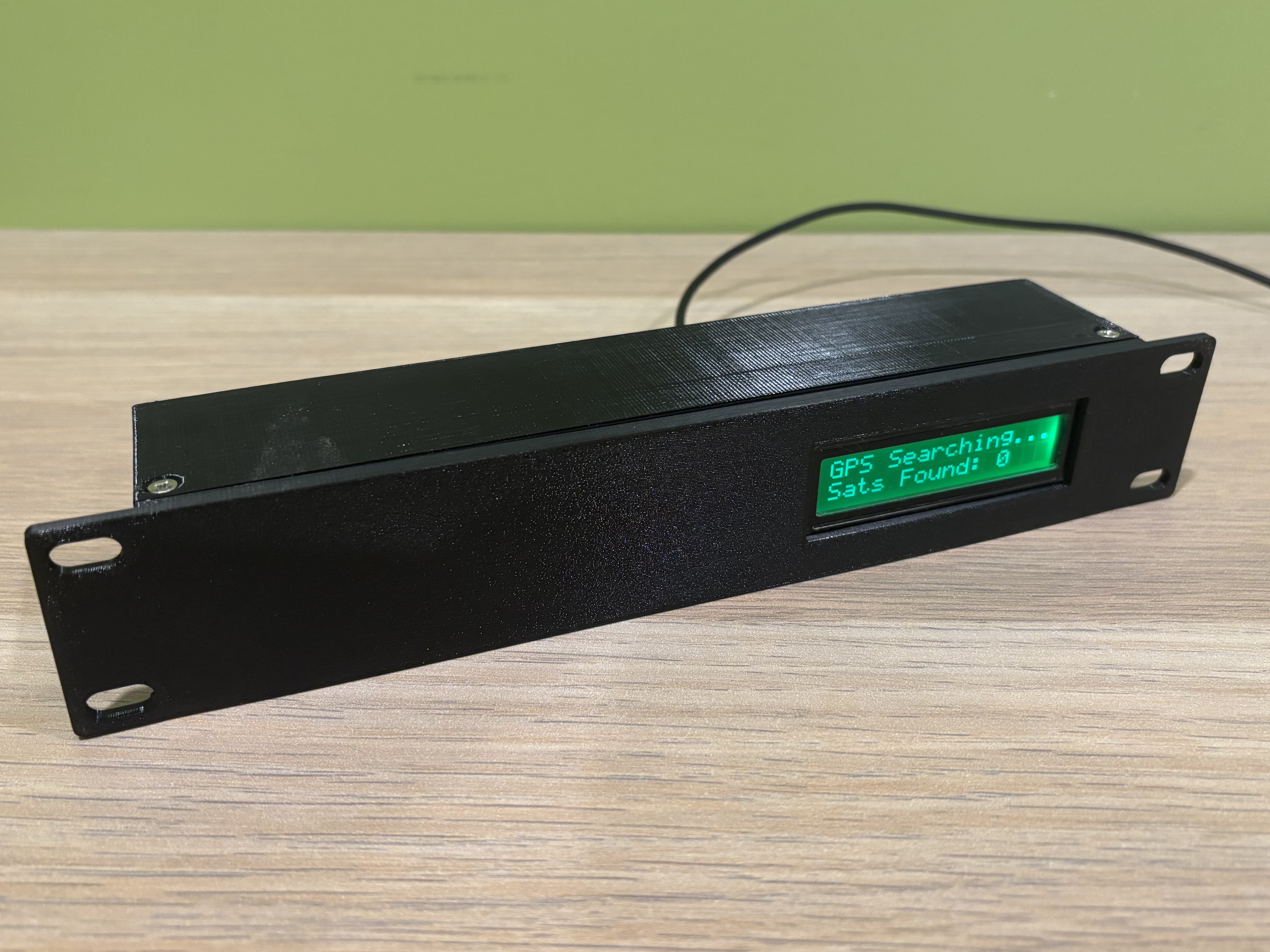 Pico + GY-NEO6MV2 GPS Clock - 1U Mini Rack