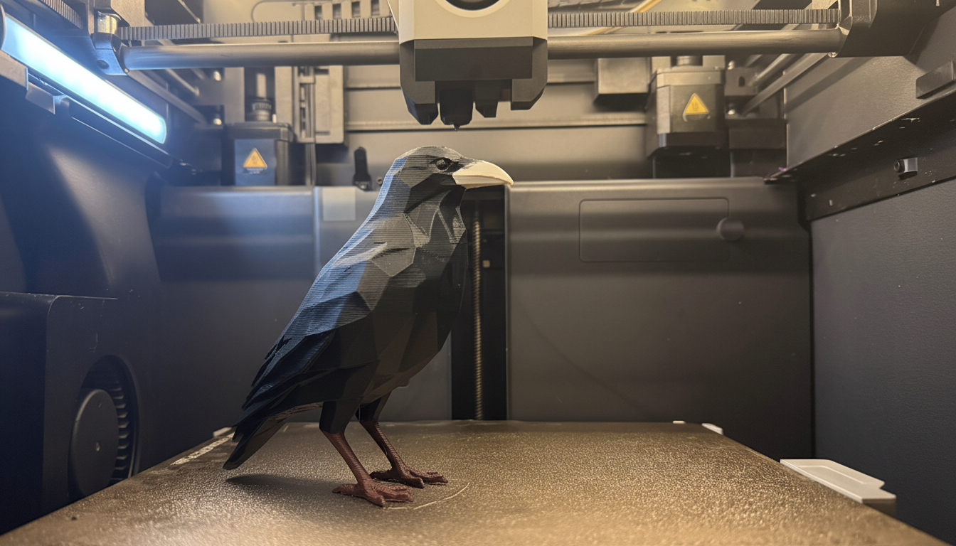 Low Poly Crow