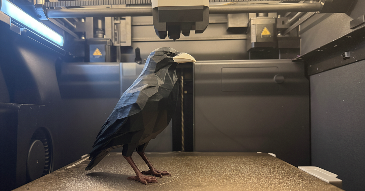 Low Poly Crow by José Pedro | Download free STL model | Printables.com