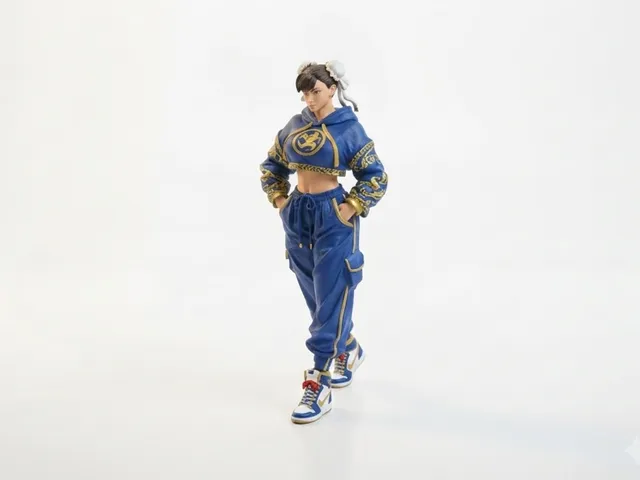 Chun Li Fighter Gaming Figurine 3D Printable