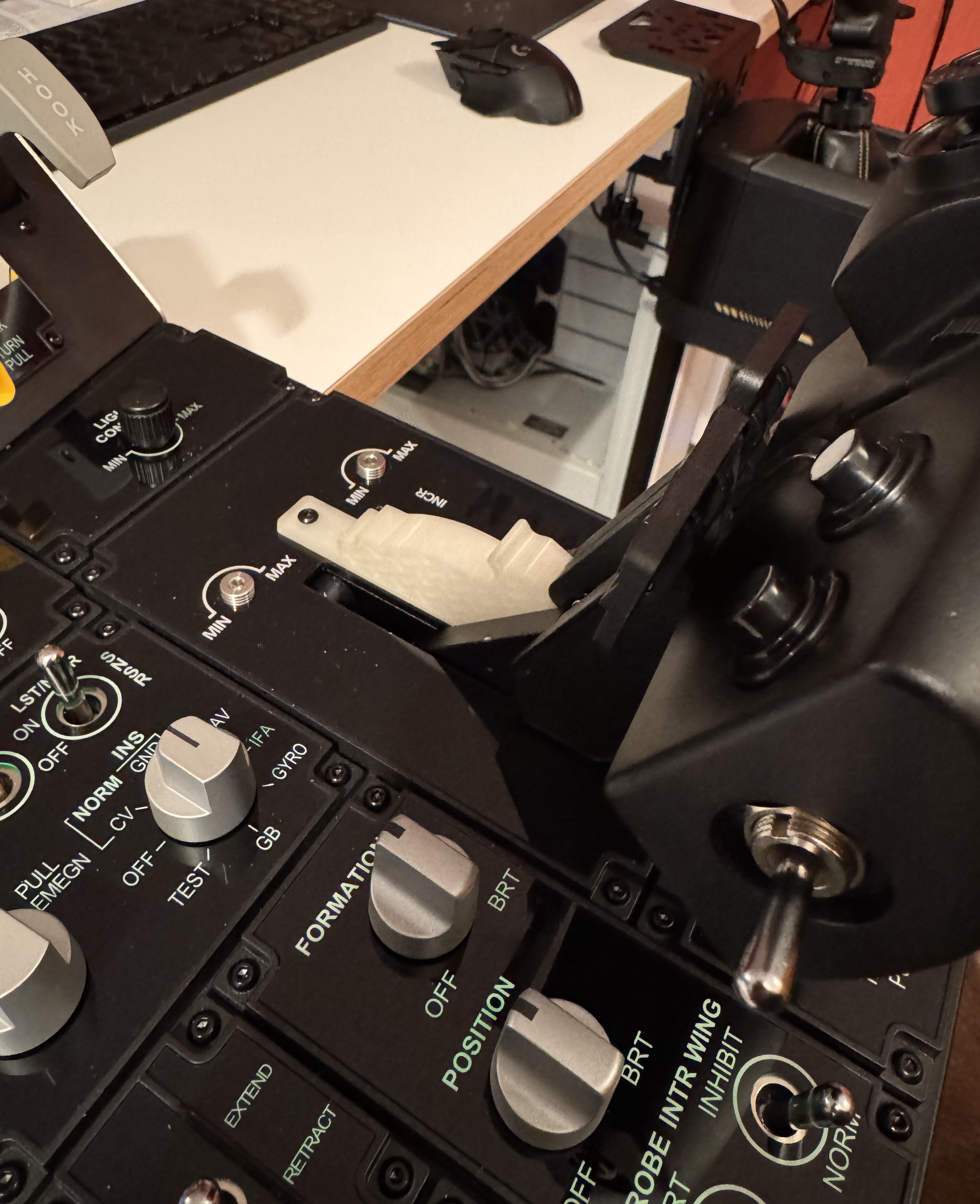 Moza MTP - Airbus Throttle Detend -> Flightsimulation