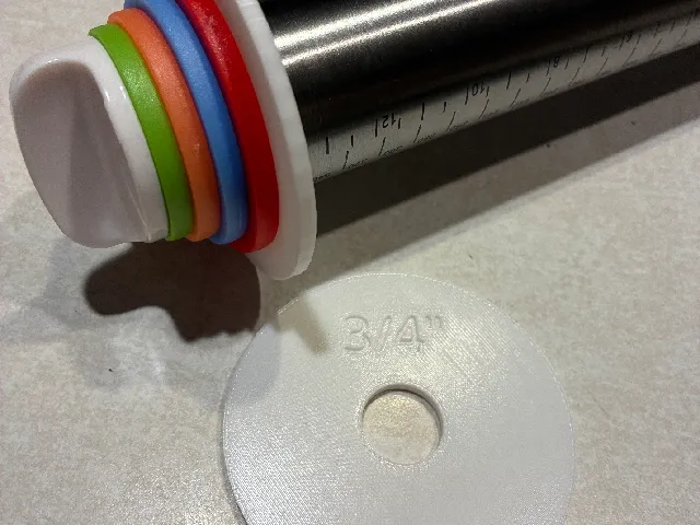 3/4 Inch (19mm) Thickness Ring for Adjustable Rolling Pin