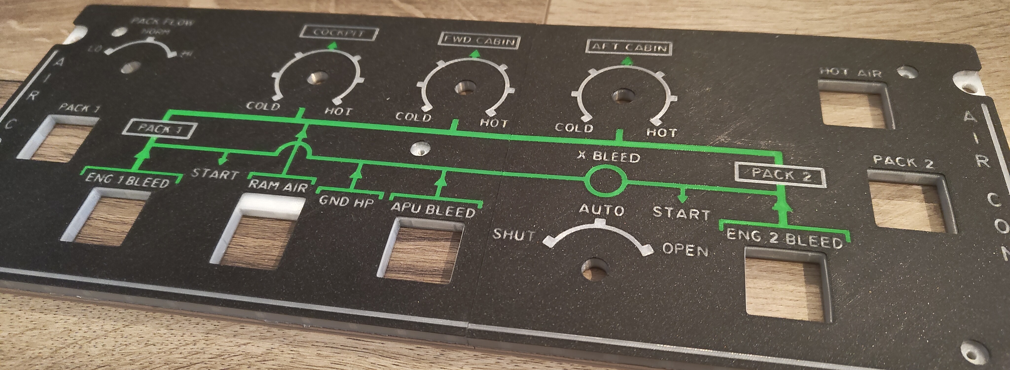 A320 Overhead Panel - AIR COND