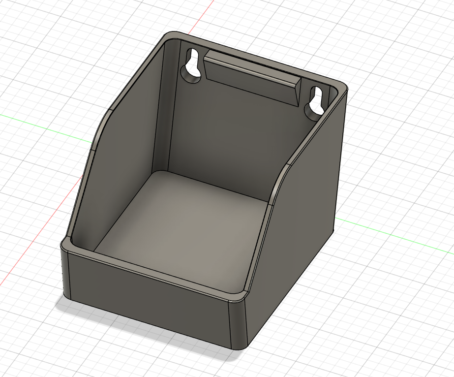 Wall-Mount Workshop Storage Bin