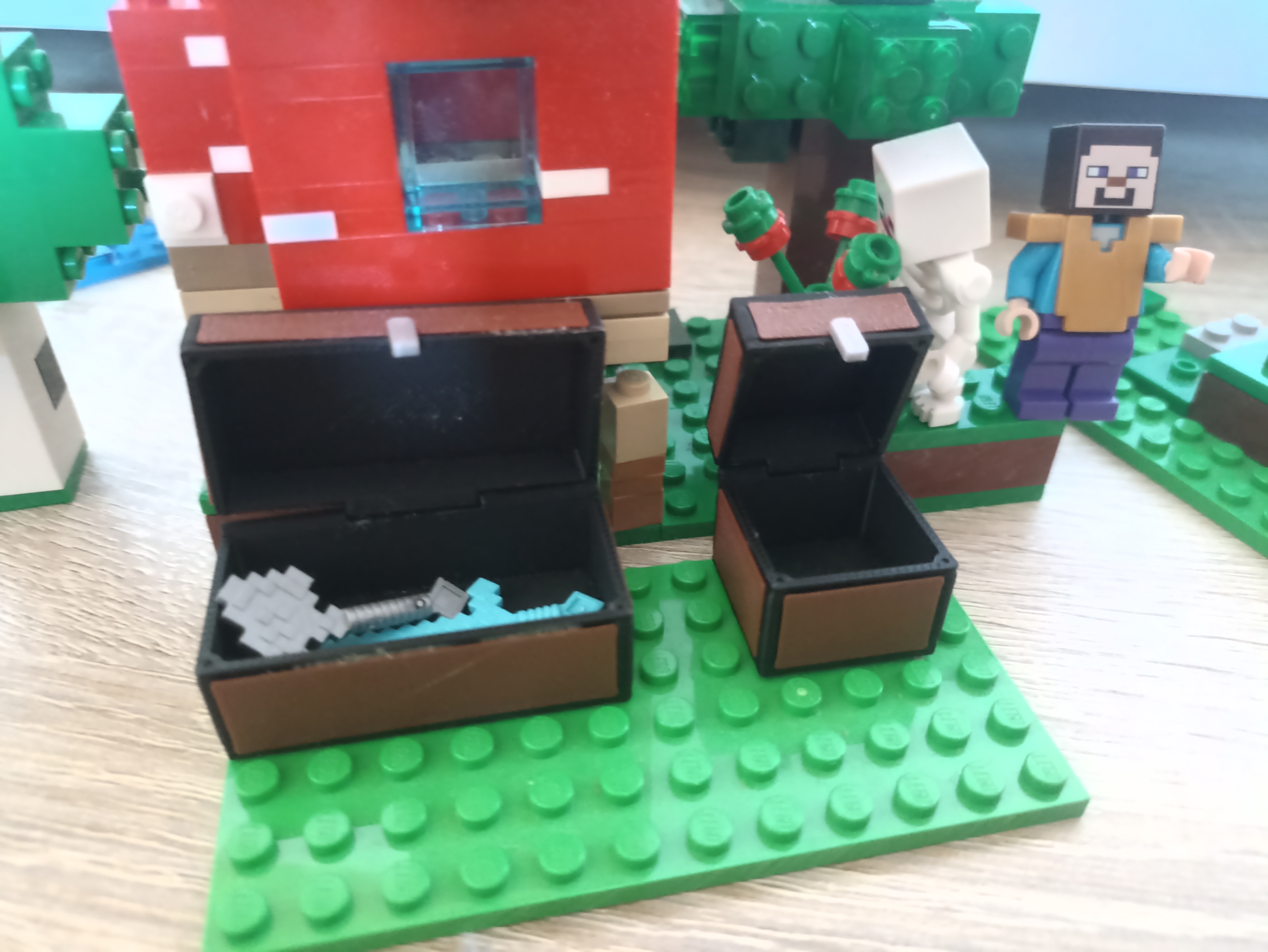 Miniatura 3 do modelo 3D Minecraft chest LEGO
