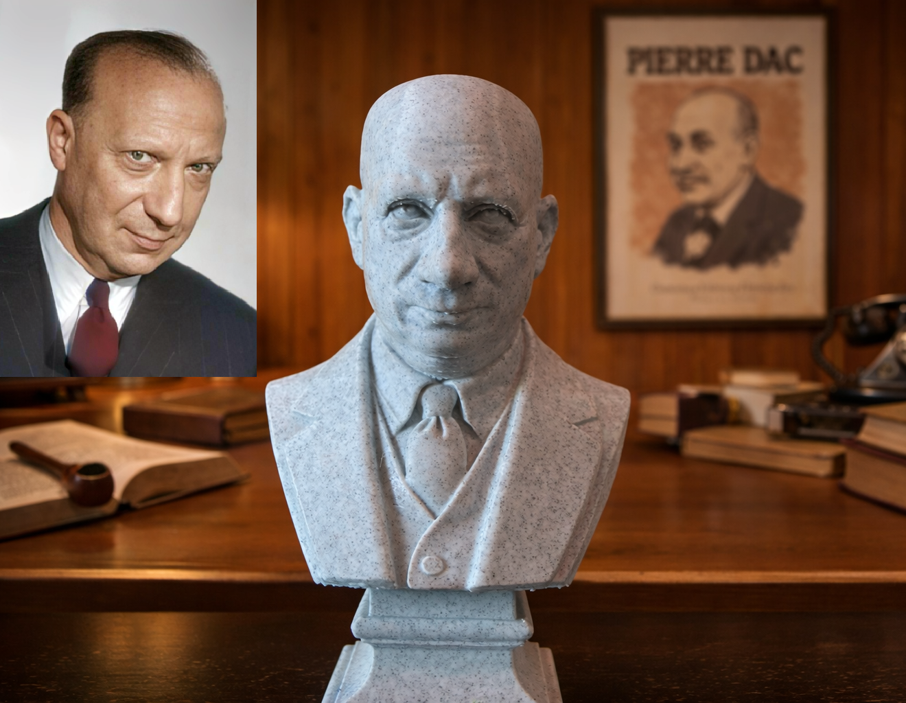 André Pierre (Isaac) Dac — Buste