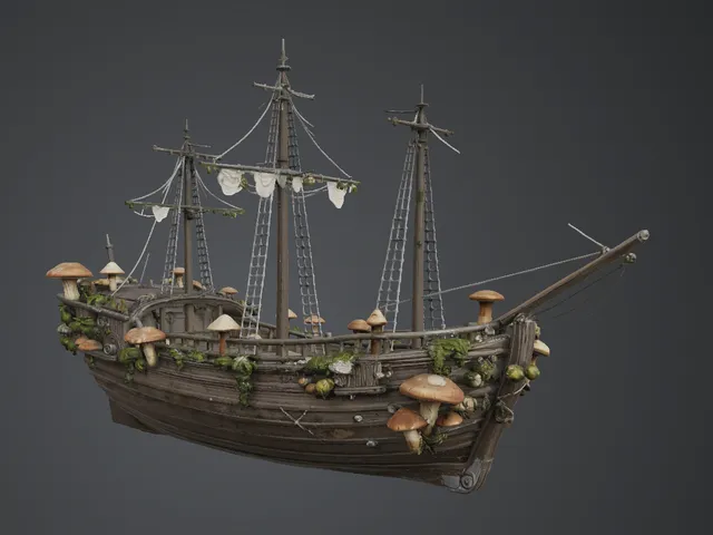 Mossy ship