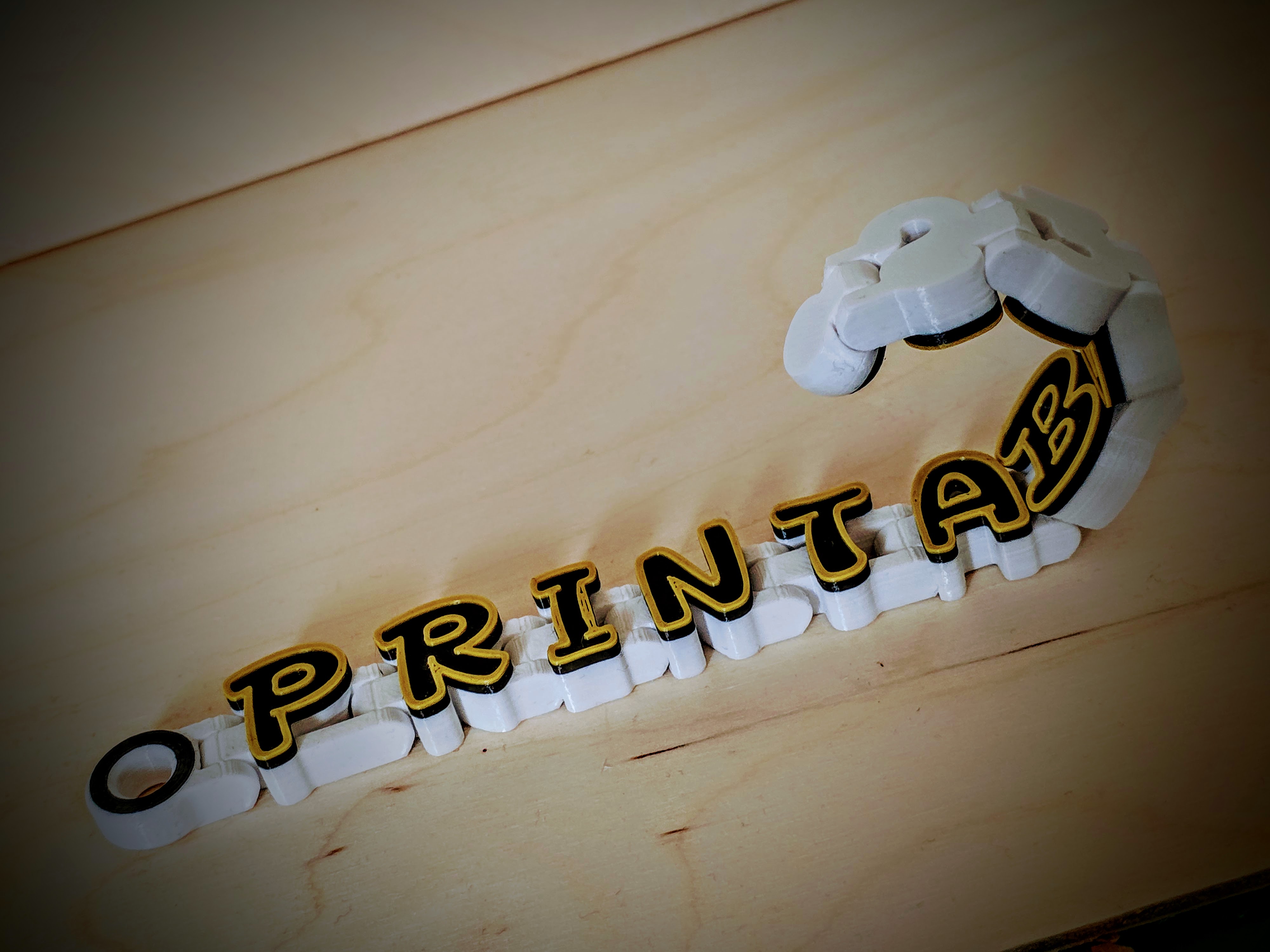 flex letters (flexible articulated sign) - customizable