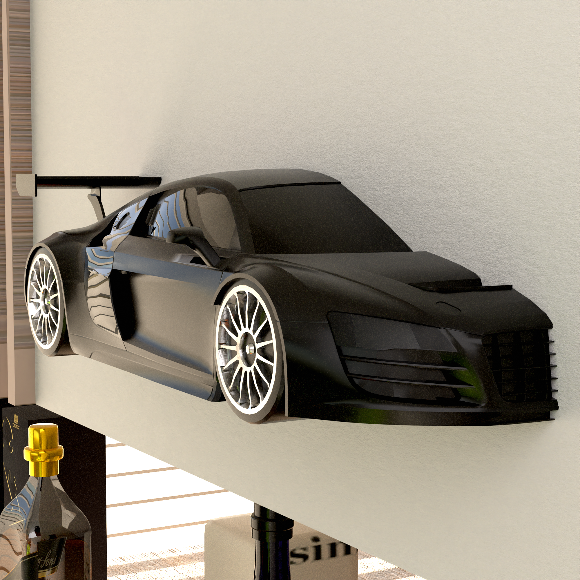 Audi R8 Le Mans Wall-mounted