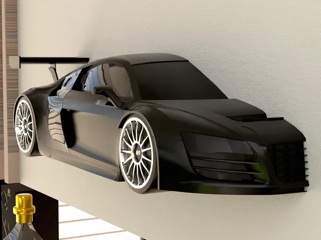 Audi R8 Le Mans Wall-mounted
