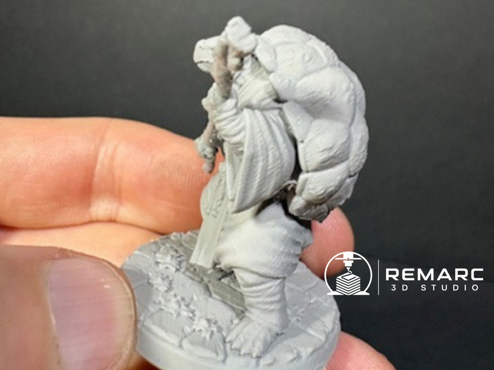 Miniatura 3 do modelo 3D Turtle Monk Warrior – 50mm