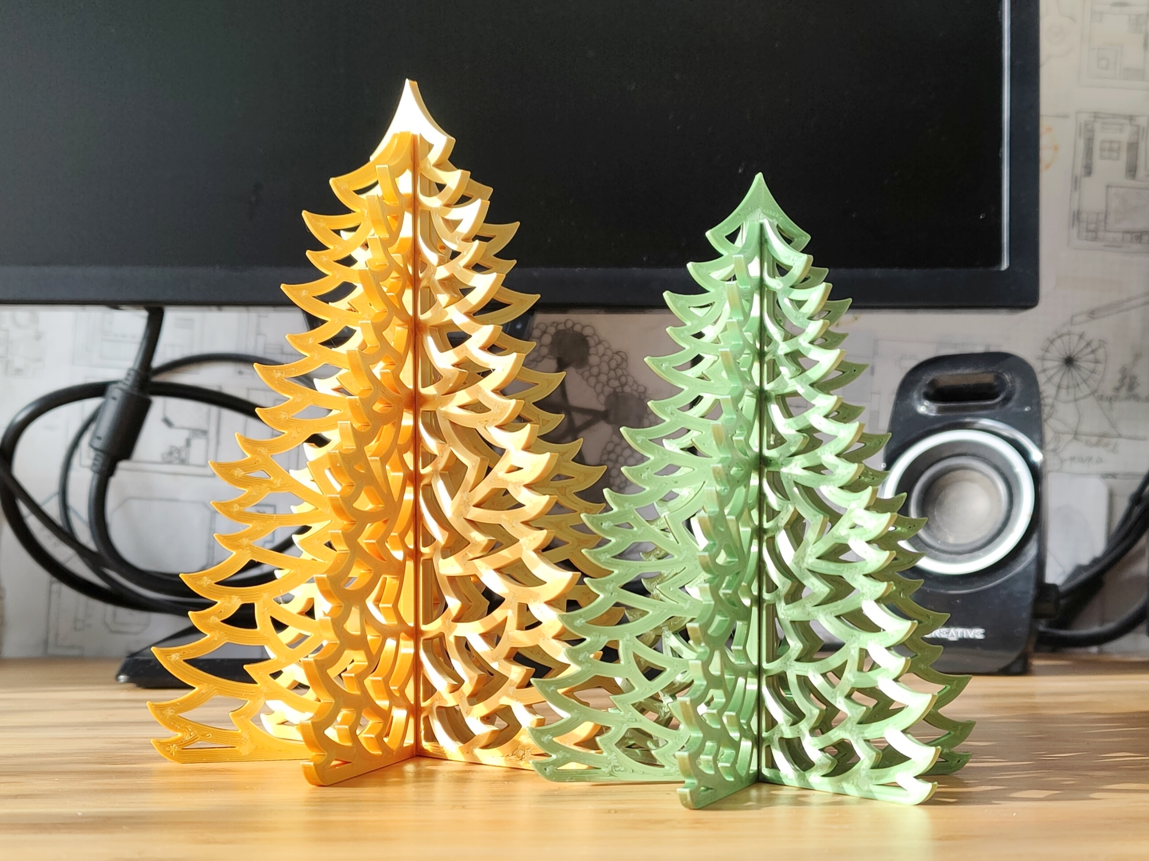 Foldable Christmas tree - Home decor - Winter ornament decoration