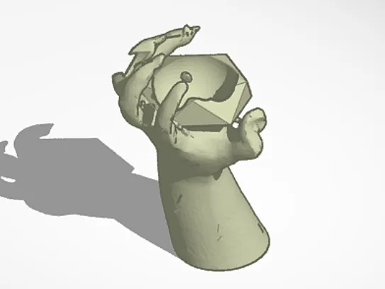 Hand with Bowl