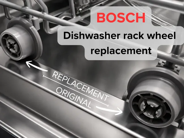 Rack Wheel replacement - Suitable for Bosch Dishwasher