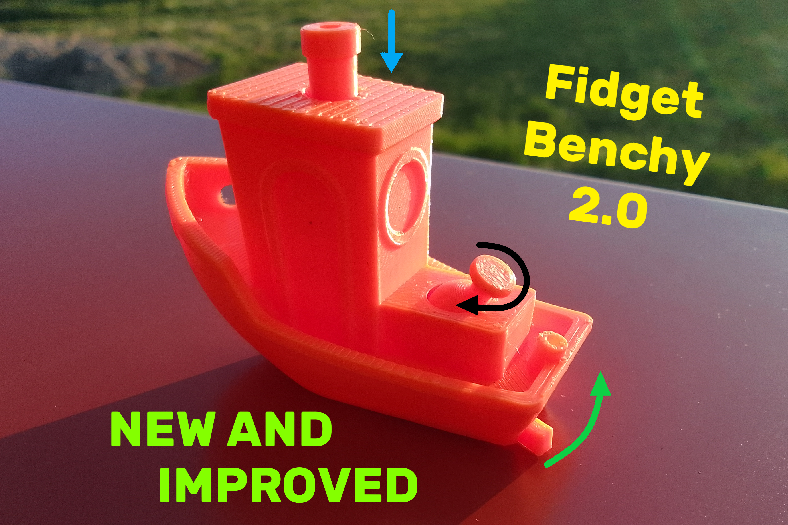 Fidget Benchy 2.0