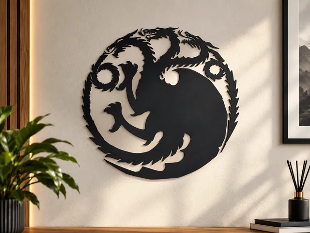 house of the dragon wall decoration targaryen