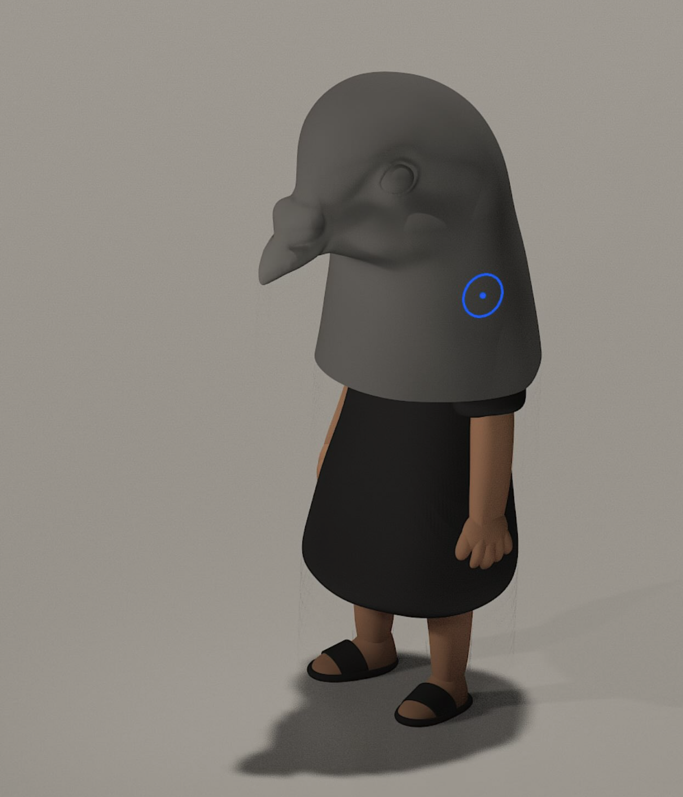 Pigeon Girl – Cute Figure With a Pigeon Head