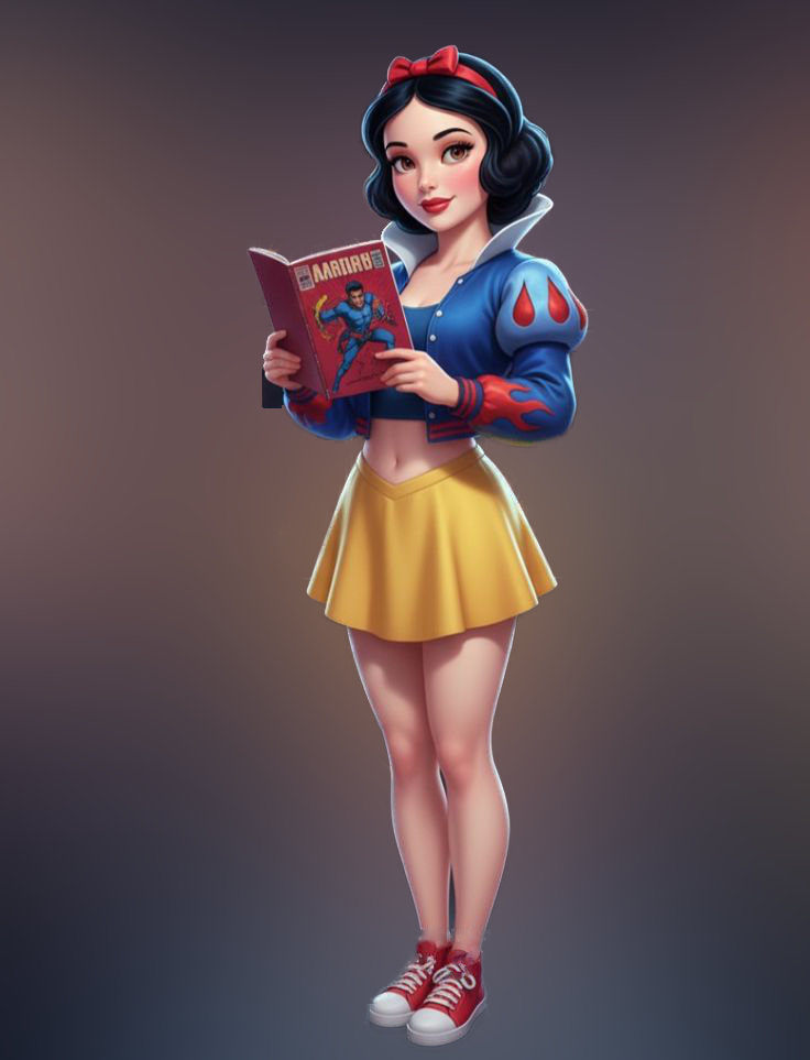 Miniatura 3 do modelo 3D snow white