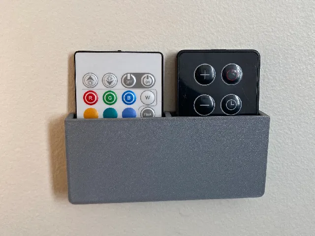 Dual LED remote wall holder