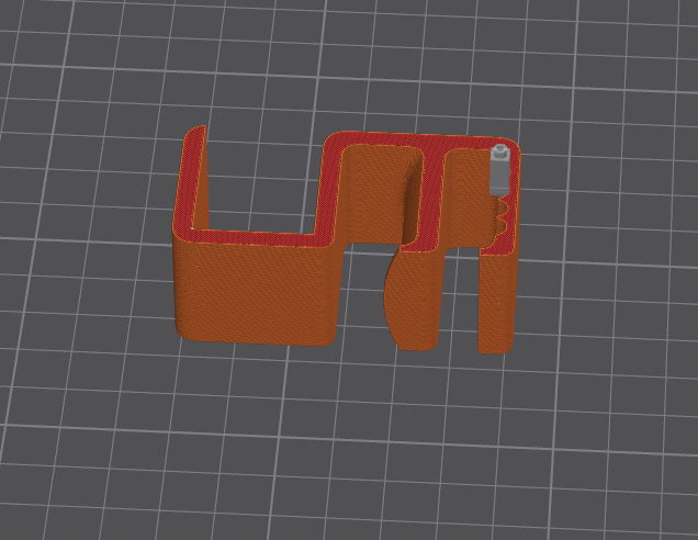 Headphones under desk holder