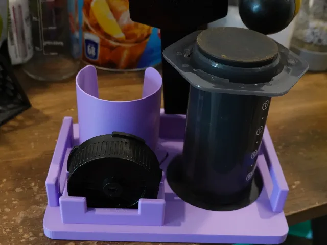 Aeropress Organizer Station (Flow Control Cap ver.)