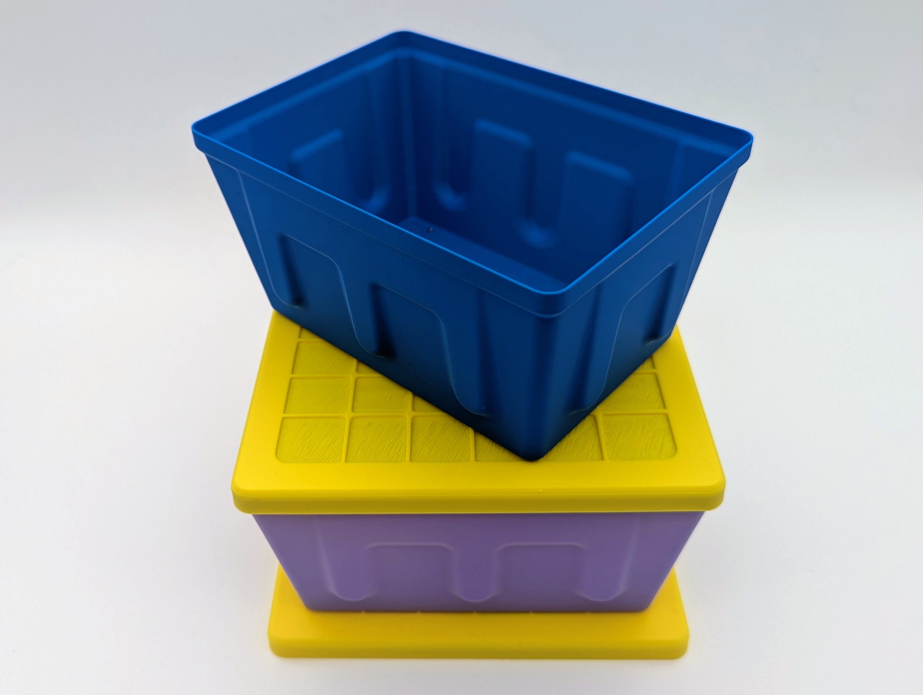 Miniatura 4 do modelo 3D Stackable Mini Storage Box
