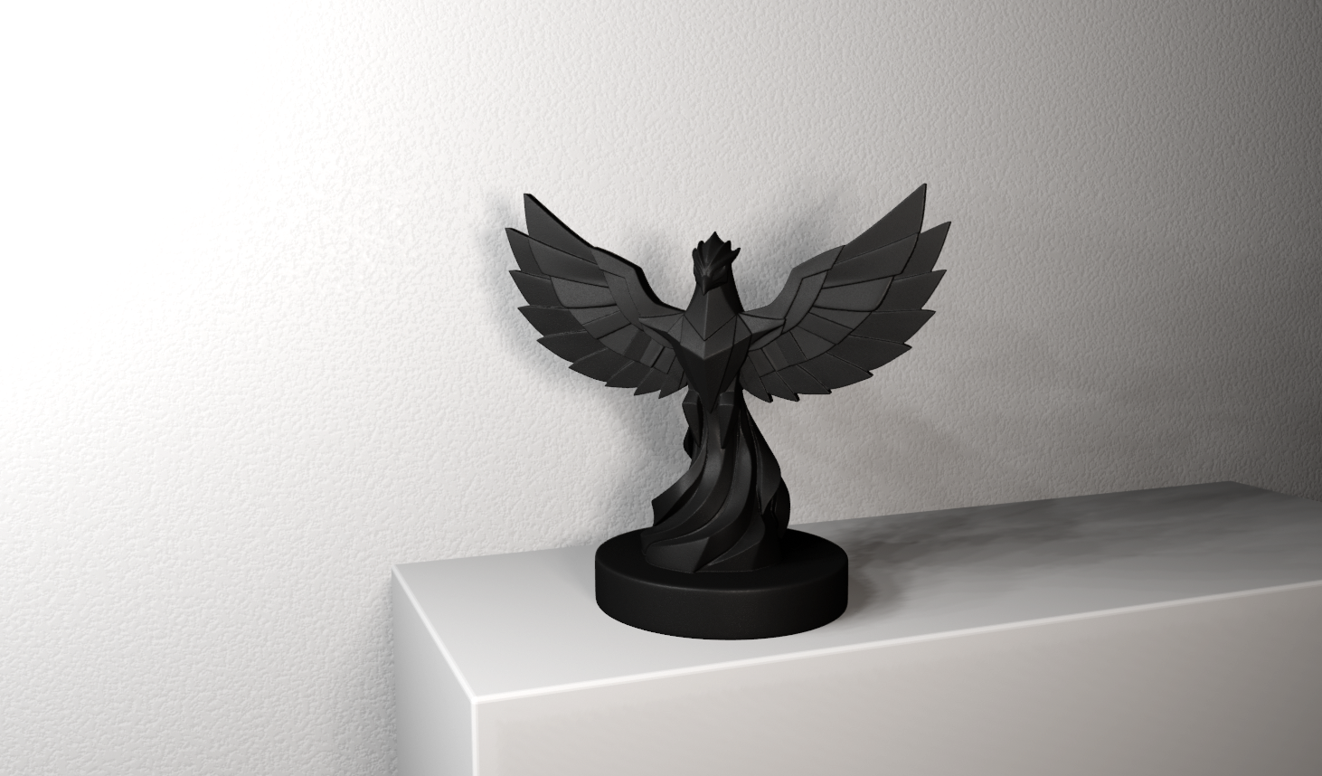 Dekorativní fénix 3D model
