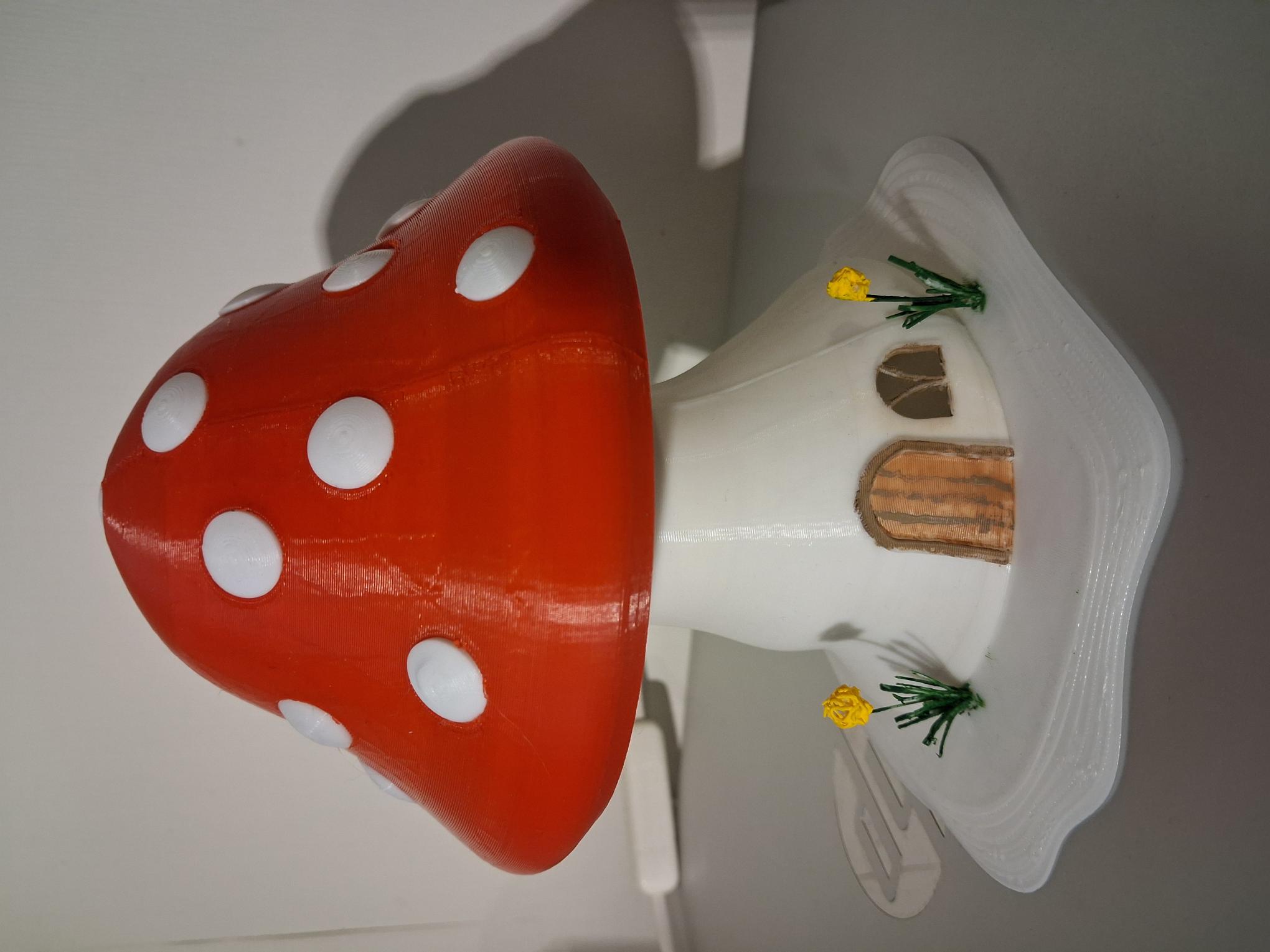mushroom lamp  childern bedroom 3D model