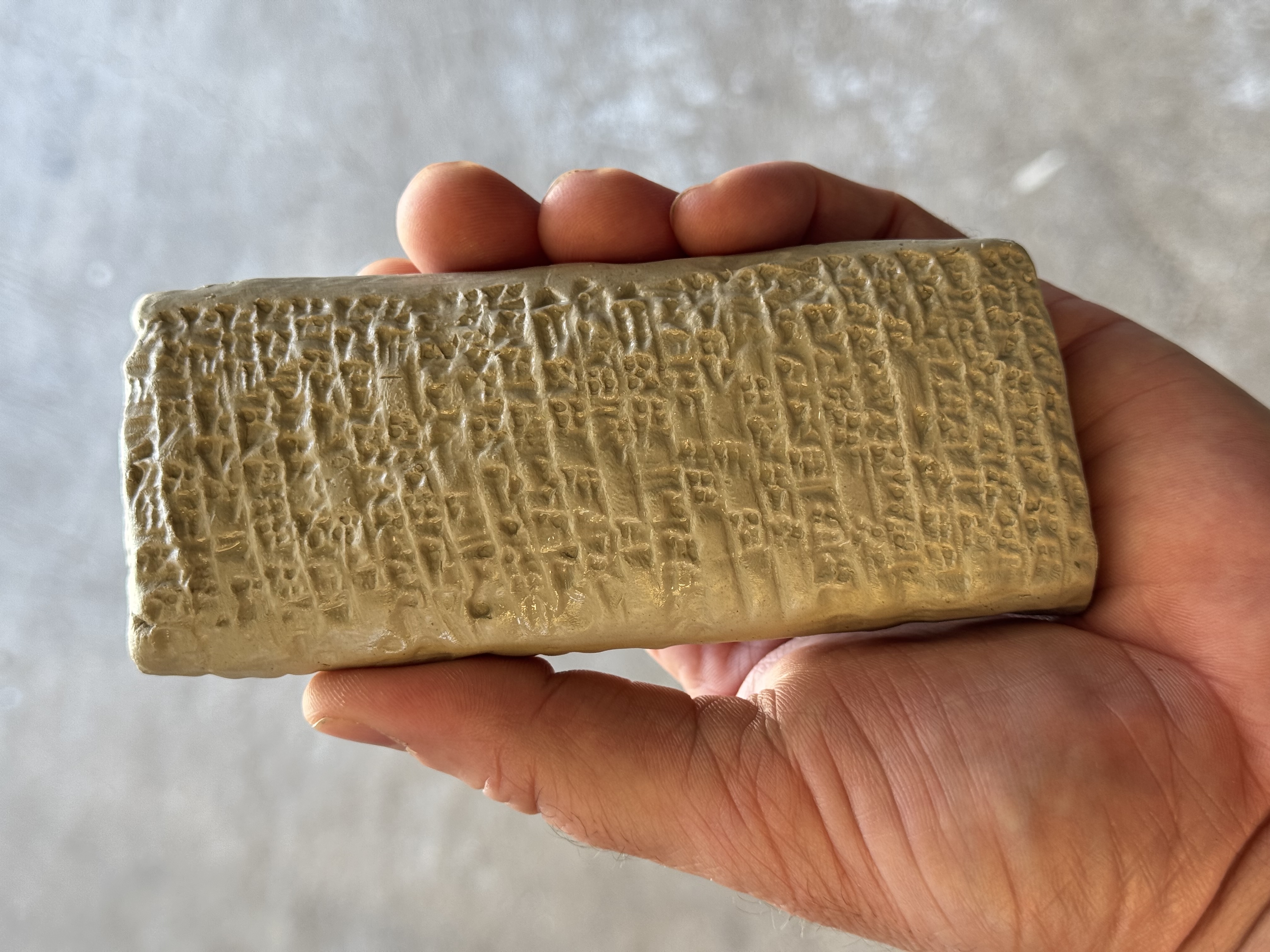 Clay and Concrete Mold for Complaint Tablet to Ea-Nāṣir