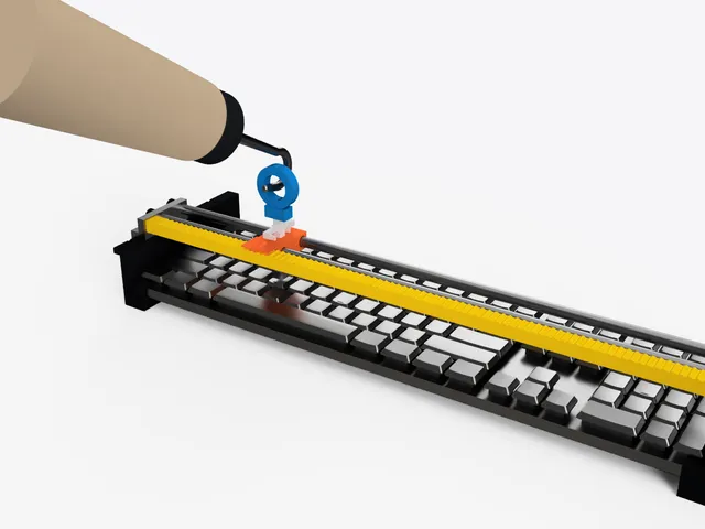 MX KeyRail – Snap to Key Typing Guide for Prosthesis & Mouthstick Users (Logitech MX Mechanical)