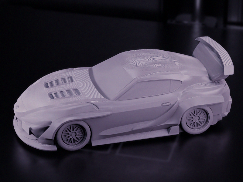 Toyota Supra (Customized) - Tuner Sports Car Model