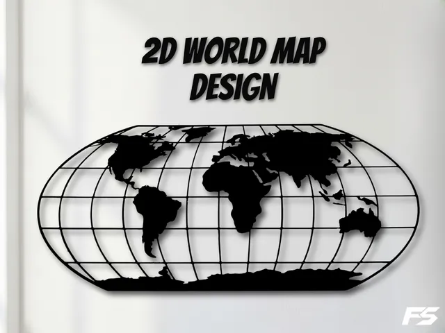 2D World Map Design