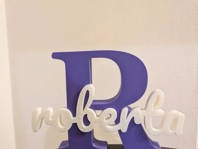 Targhetta Personalizzata Iniziale + Nome