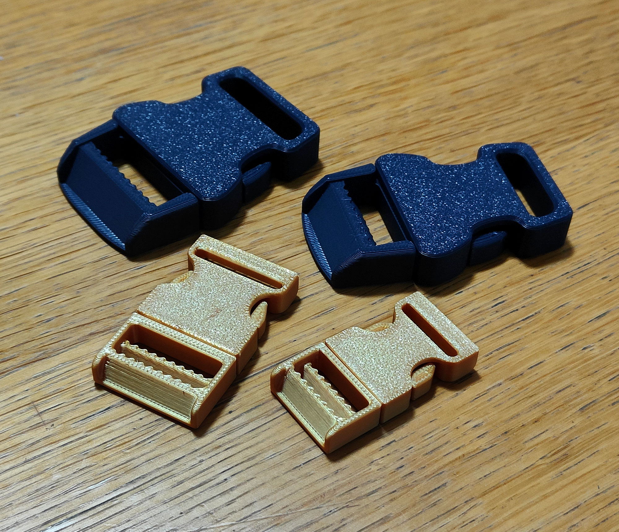 Compact Snap Buckle 3D model thumbnail