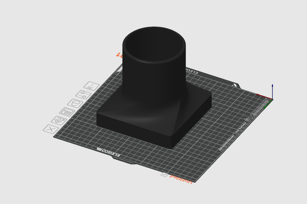 120MM/4.7" FAN TO 4" EXHAUST DUCT ADAPTER