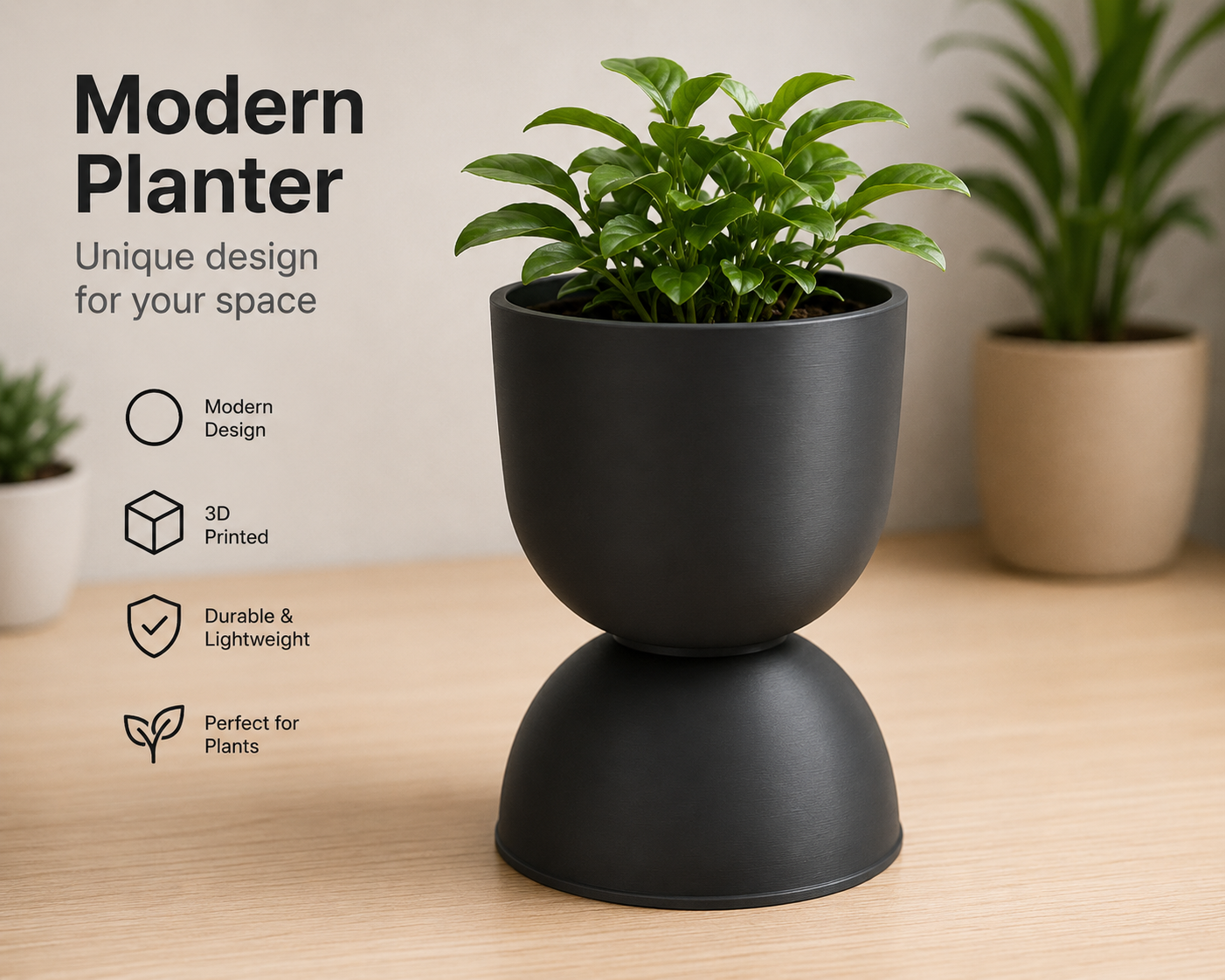 Modern planter