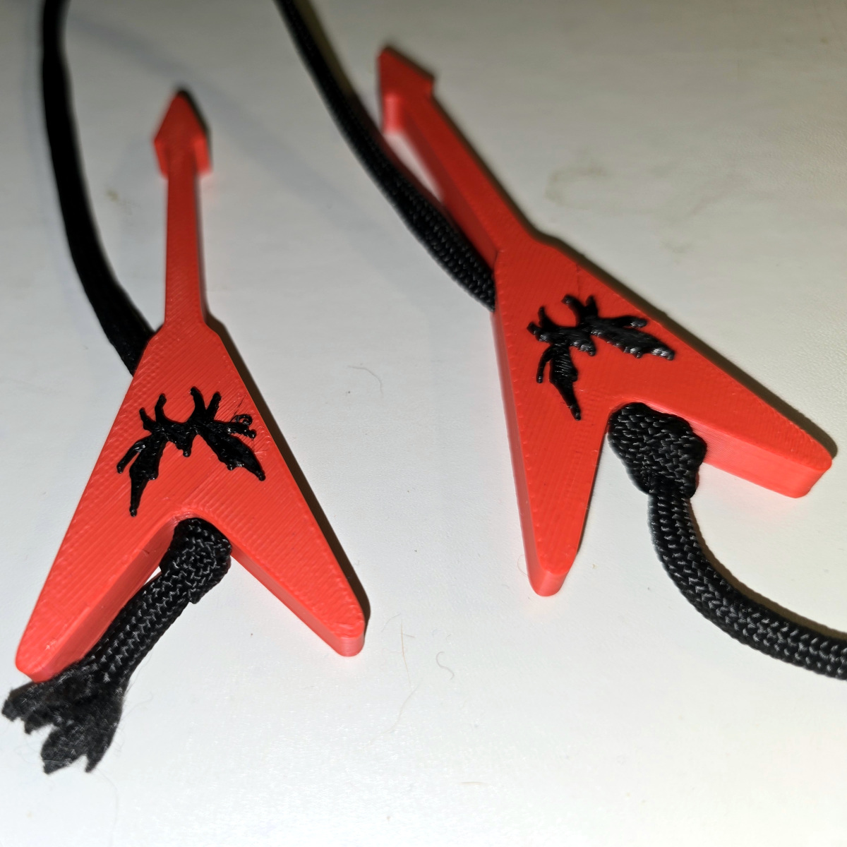 Flying V Guitar Hoodie Bead
