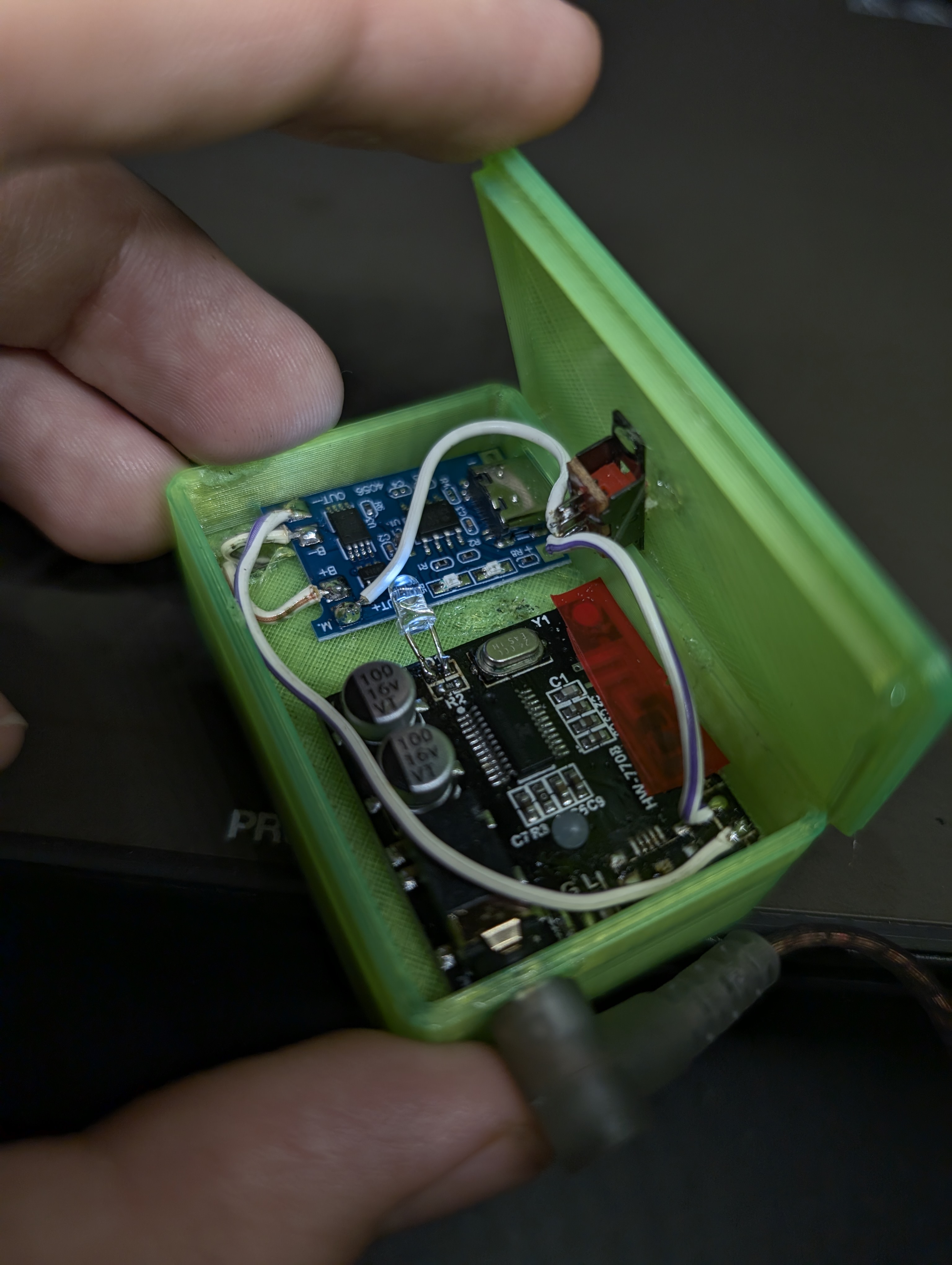 VHM-314 bluetooth module case with battery — miniatura 2