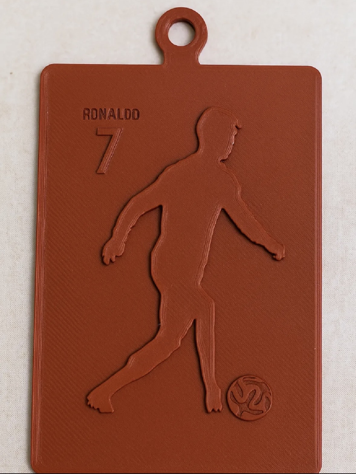 Ronaldo keychain 7cm x 5cm